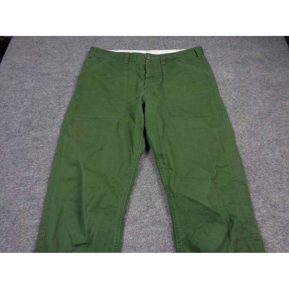 Topo Designs Military Field Pants 34 Green Minimalist Hiking Outdoors Sportswear - Picture 5 of 14